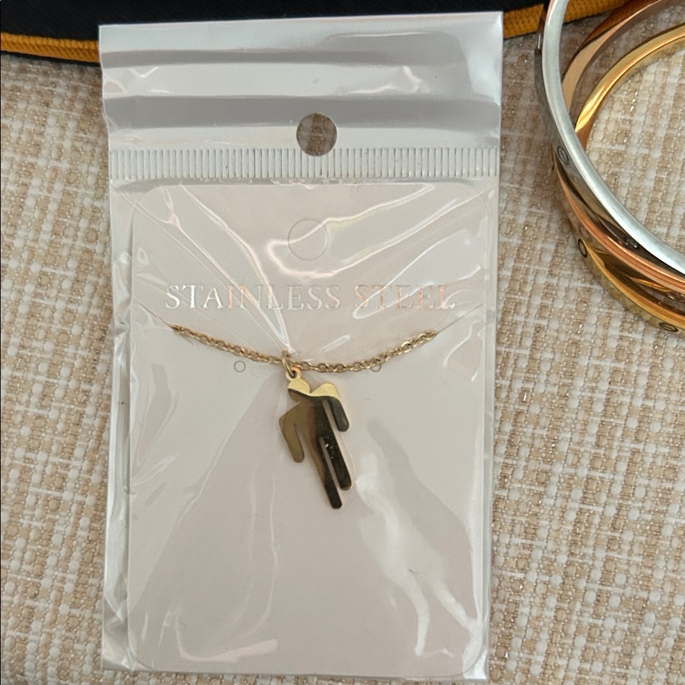 Gold Stainless Steel Necklace
